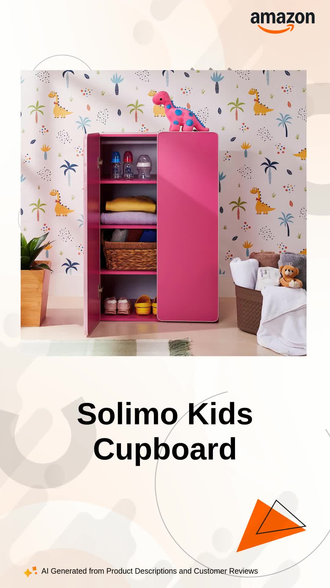 Amazon Brand - Solimo Toyon Engineered Wood Multipurpose Cupboard